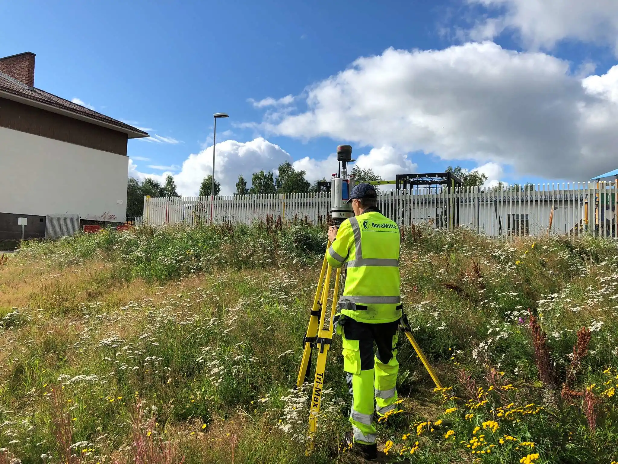 Rakennuksen ulkopuolen laserkeilaus